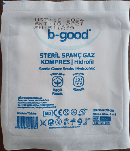 B-Good Hidrofil Gazlı Bez 30 X 80 Cm Yeni