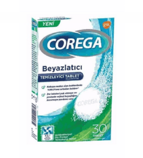 Sensodyne Corega 30 Tablet Beyazlatıcı