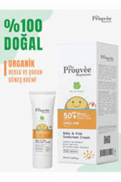 Prouvee Bebek Güneş Kremi Organik  Spf50+Fak 100Ml