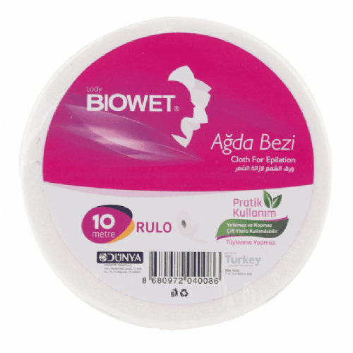 Bıowet Ağda Bezi 10Mt Dilimli