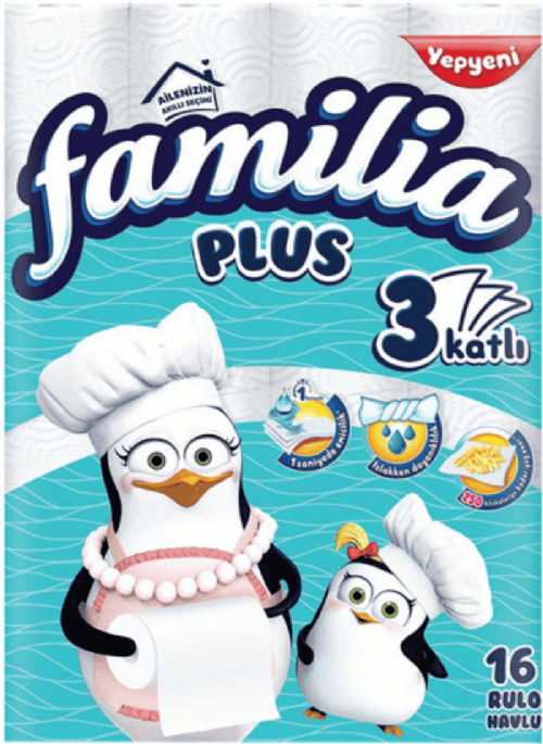 Familia Plus Nat.Kağıt Havlu 16 Lı