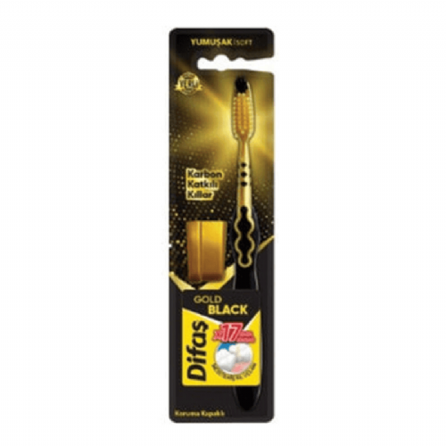 Difaş Gold Black Yumuşak Diş Fırçası