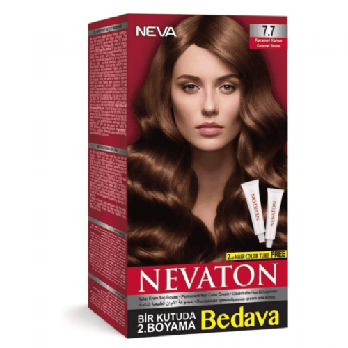 Nevaton  Saç Boyas Karamel Kahve  No:7.7