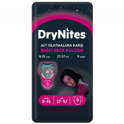 Huggıes Drynıtes Kız 8-15 Yaş 9 Lu