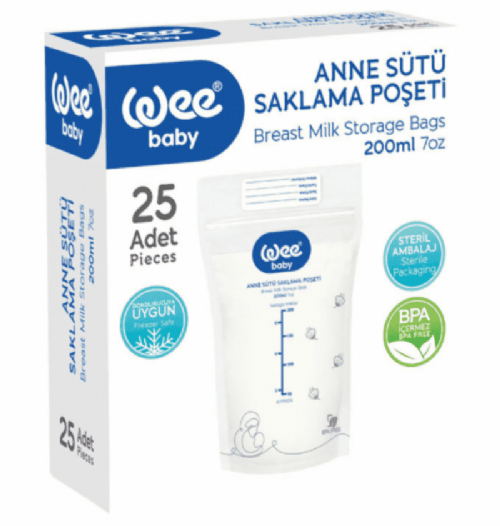 Wee Kod:558 Baby Anne Sütü Saklama Poşeti