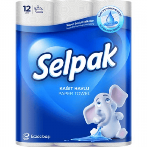Selpak Kağıt Havlu 12 Li Havlu
