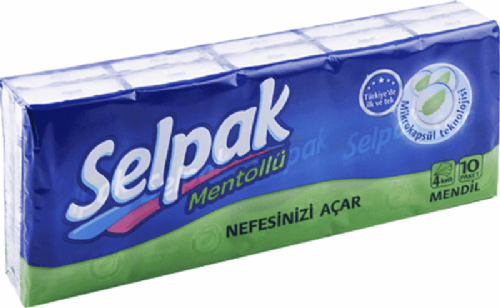 Selpak Mendil Mentollü 10 Lu