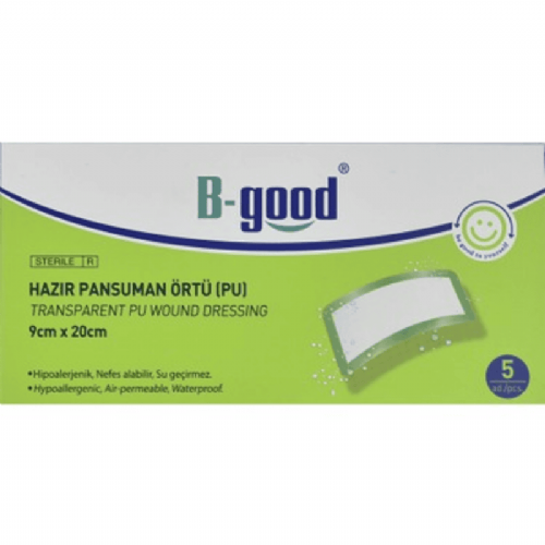 B-Good Hazır Pan Örtü 9*20 Cm 5 Li Su Geçirmez