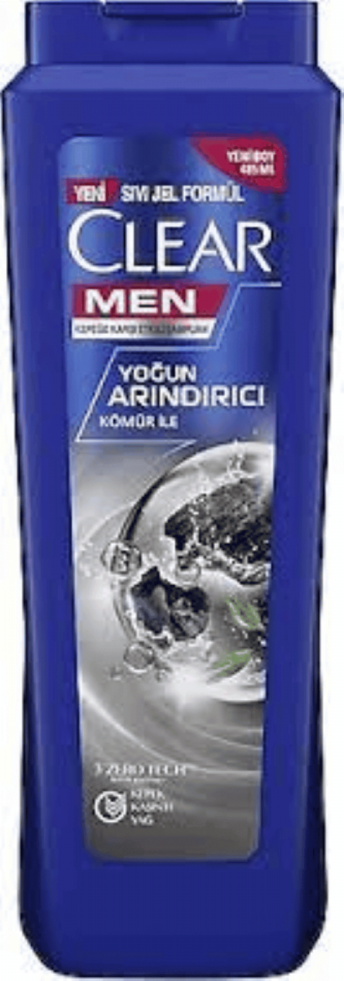 Clear Şamp 485 Ml Yoğun Arındırıcı Kömür