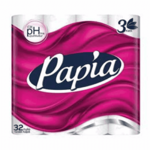 Papia 3 Katlı Tuv. Kağıdı 32 Li
