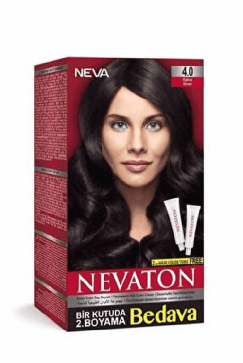 Nevaton  Saç Boyası Kahve  No:4.0