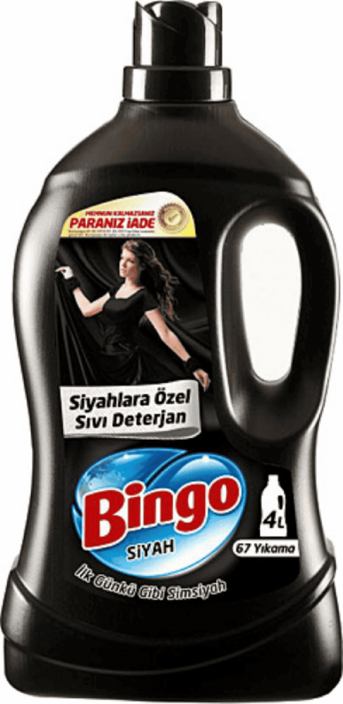 Bingo Sıvı Deterjan 4 Lt Siyah