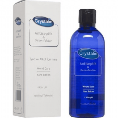 Crystalin Antiseptik  Dezenfektan  400 Ml