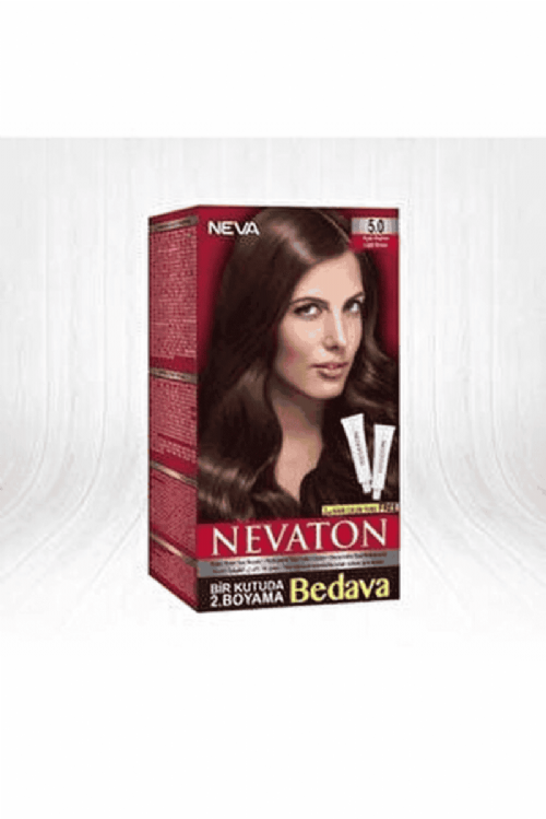 Nevaton  Saç Boyas Açık Kahve  No:5.0