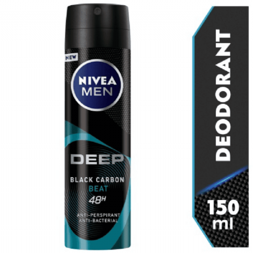 Nivea Deo Deep Aktif Karbon  Beat 150Ml