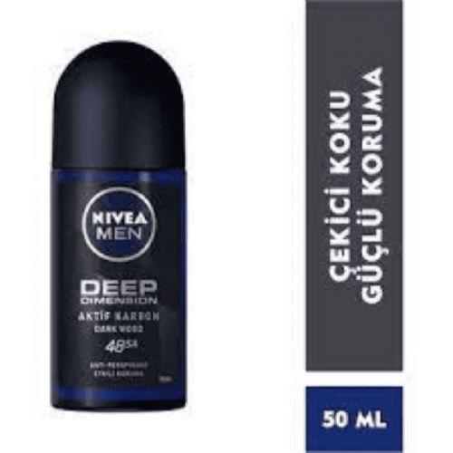 Nivea Roll-On 50Ml Deep Aktif Karbon Man