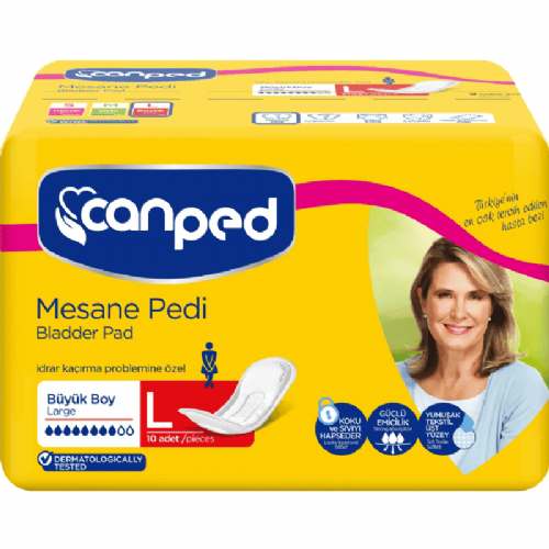 Hasta Mesane Pedi Canped Büyük 10 Lu