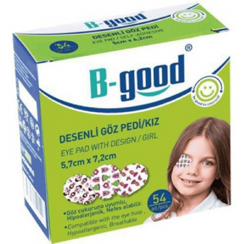 B-Good Desenli Göz Pedi  Kız 54 Lü