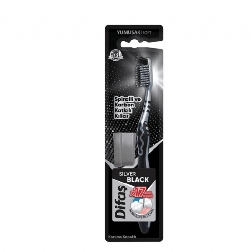 Difaş Sılver Black Yumuşak Diş Fırçası