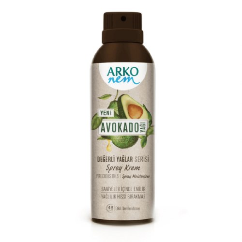 Arko Nem  Aerosol Avokado Sprey Krem 150 Ml