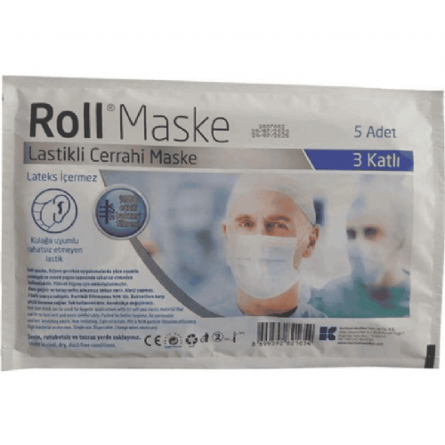 Roll Cerrahi Maske 5 Li