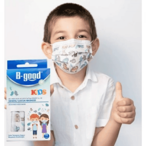 B-Good Desenli Çocuk Maskesi 50 Li