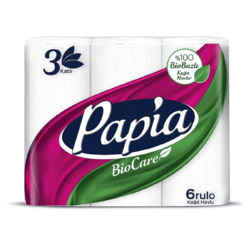 Papia Kağıt Havlu Bio Care 6 Lı