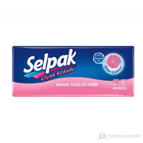 Selpak Mendil Çiçek 10 Lu