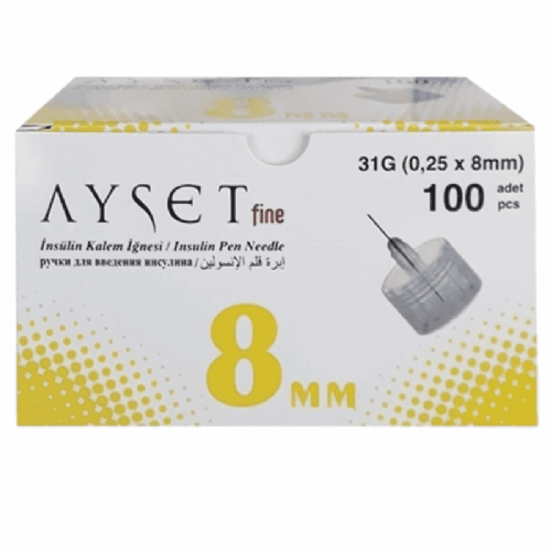 Ayset Fine 8Mm 31G İğne Ucu