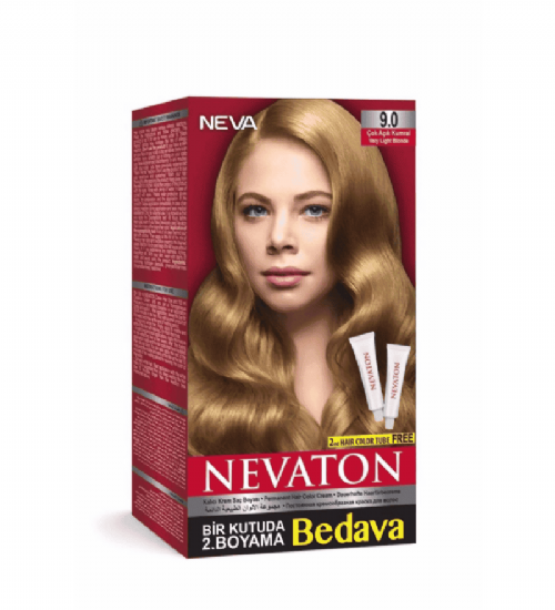 Nevaton  Saç Boyası Çok Açık Kumral  No:9.0