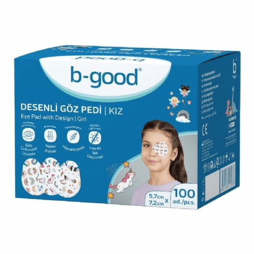 B-Good Desenli Göz Pedi  Kız 100 Lü