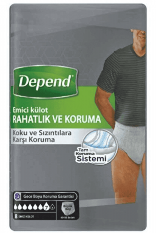 Depend Emici Külot 30 Lu Large Erkek