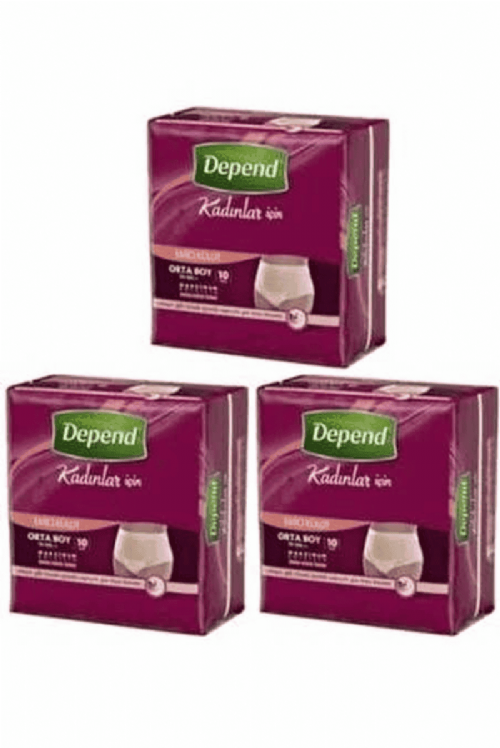 Depend Emici Külot 30 Lu Medium Bayan