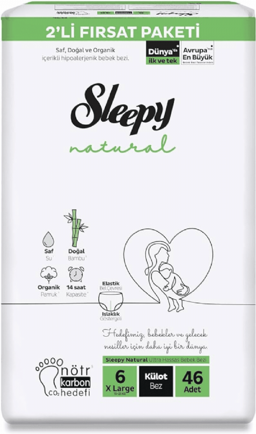 Sleepy Naturel 2 Li Jumbo No:6-46 Lı (15-25)