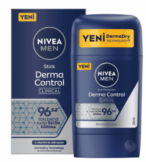 Nivea Derma Stick 96 Saat Erkek 50 Ml