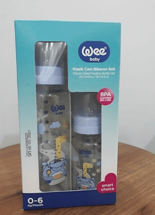 Wee Kod:205 Cam Biberon Seti 125 Ml+250 Ml