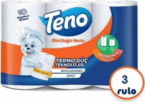 Teno Kağıt Havlu 3 Lü Mini
