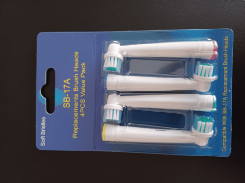 Yedek Diş Fırçası 4 Lü (Oral-B Uyumlu)