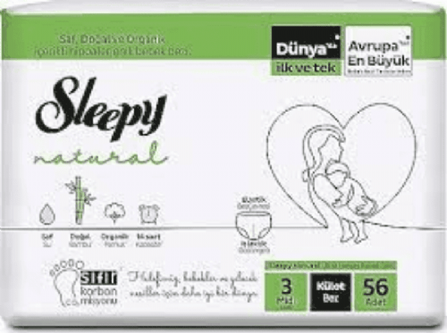 Sleepy Naturel 2 Li Jumbo No:3 56 Lı (4-9)