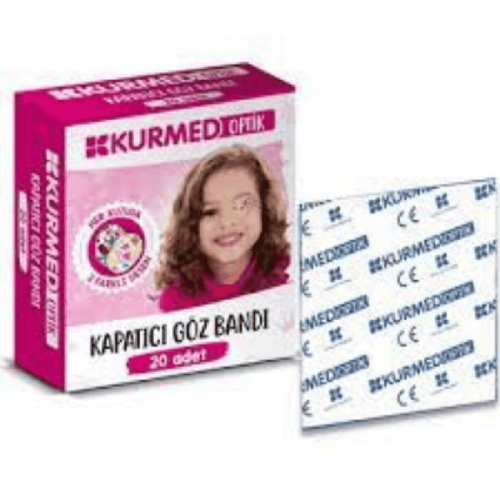 Kurmed Optik Kız Kapatıcı Göz Bandı 20 Li