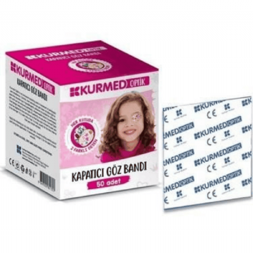 Kurmed Optik Kız Kapatıcı Göz Bandı 50 Li