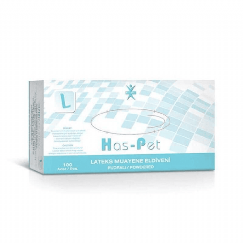 Haspet Pudralı Eldiven Large 100 Lü