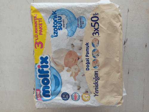 Molfix  İzotonik 50Li  3 Lü Islak Havlu Yeni Doğan