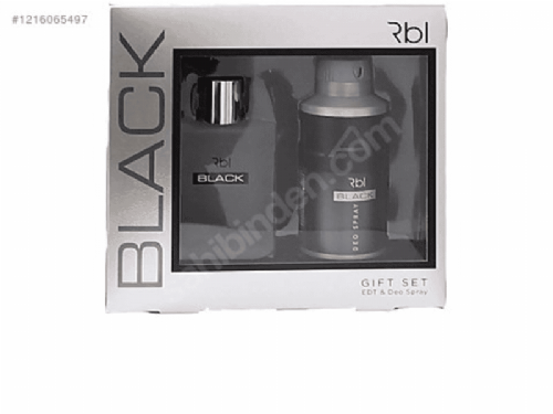 Rebul Black  Edt + Deo Set Erkek