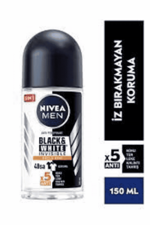 Nivea Roll-On 50Ml Black White Men
