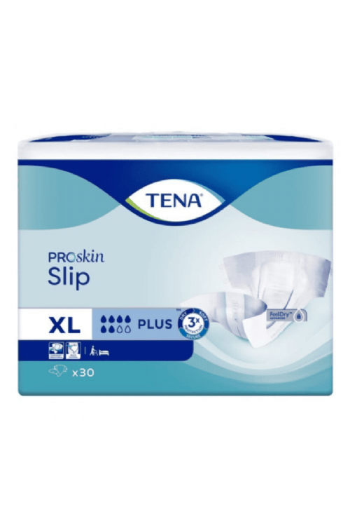 Tena Slip Plus Proskin X Large 30 Lu  6 Damla
