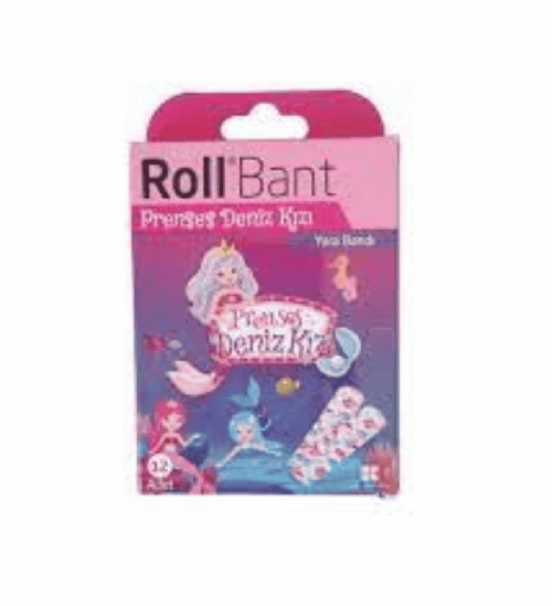 Roll Bant Yarabandı Prenses Denızkı 12Lı