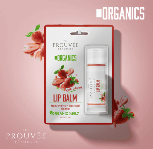 Prouvee Dudak Kor.Organik Balım Çilek 5 Ml