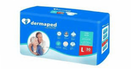Dermaped Belbantlı Hasta Bezi Large 30 Lu