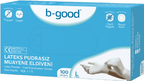 B-Good Muayene Eldiveni Pudrasız Nitril Large